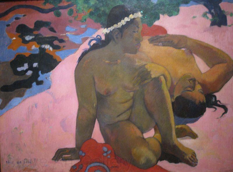 Paul Gauguin What, are you Jealous France oil painting art